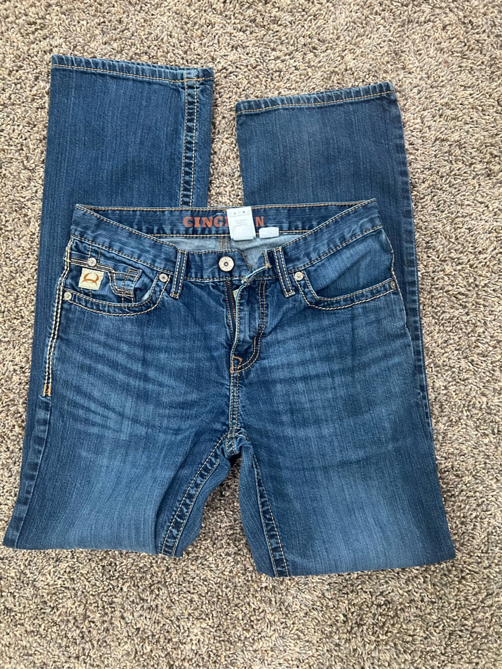 Cinch Men’s Dark Blue Bootcut Jeans